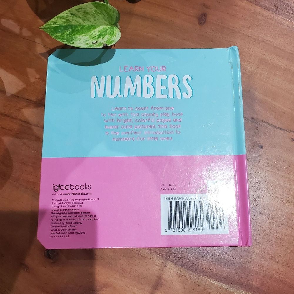 Colorful Kids Numbers Book - Picture 4 of 12